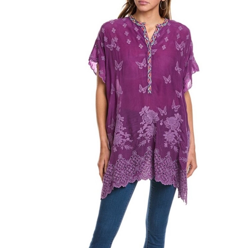 Johnny Was Fiyori Boho Tunic Top